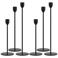Ohtomber Black Taper Candle
