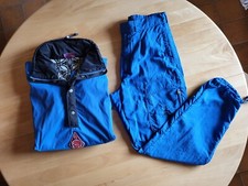 Outdoor Bekleidung Jacke + Hose von K2 „Born for Action“ - Blau - M/L