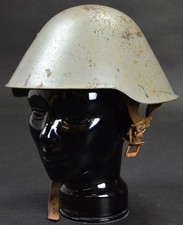 DDR NVA VM Stahlhelm frühe Form 3 Nieten Volksmarine I 3 1963 Gr.55 RAR!!! 10316