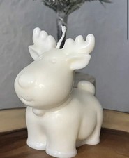1 Stück 3D Hirsch Kerze Handwerke für Weihnachten, elegantes Geweih Design