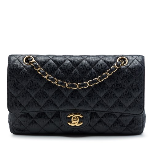 Chanel medium classic caviar - classic,