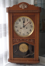 Gustav Becker antike Regulator Wanduhr alte Pendel Uhren G&B