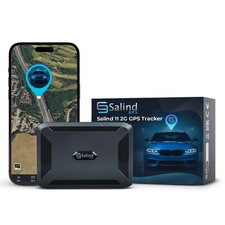 Salind GPS 11 - Magnetischer GPS Tracker für Autos, Motorräder, bis zu 40 Tage Batterie