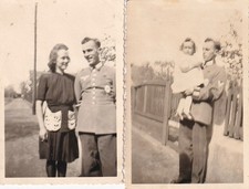 2 x Foto - Soldat mit Orden /