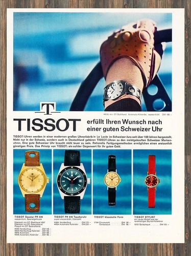Tissot uhren reklame - tissot,