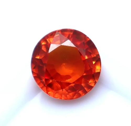 Natürlich orange saphir rund - saphir,