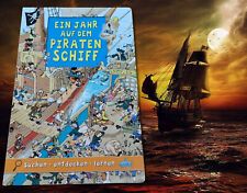 Ein Jahr auf dem Piratenschiff - ein XXL Wimmelbuch: Suchen, entdecken, lernen