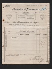 HANN. MÜNDEN, Rechnung 1897, Metallwaren-Fabrik Haendler & Natermann A.-G.