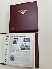 Vordruckalbum Lindner Briefmarken Olympische Spiele 1980 zwei Alben USA UDSSR