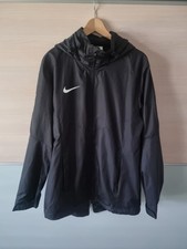 Nike Regenjacke Gr L Herren schwarz Fahrradjacke Sportjacke Kapuze