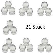 21x Schröpfen aus Glas