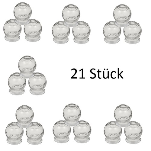 21x schröpfen aus - 21x, glas