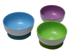 Munchkin Stay Put Baby Saugnapf Schalen Set | Baby Schalen für Beikosteinführung