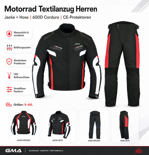 Neu herren motorradkombi - neu,