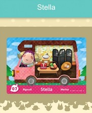Animal Crossing Amiibo Nfc Karte weiß #07 Stella