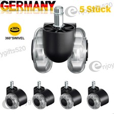 5 Stück BürostuhlRollen