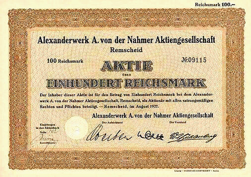 Lot alte aktien - 50,
