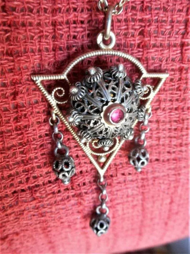 Antikes granat collier 900 - antikes,