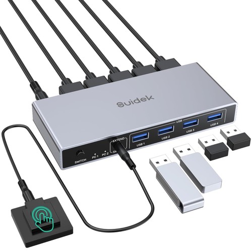 Hdmi kvm switch monitor 2 - kvm,