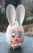 Altes Osterei Pappmaschee Candy Container Ostern Gebrauchsspuren vorhanden