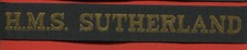 Großbritannien Marine mützenband Royal Navy cap tally hat ribbon ORIGINAL!