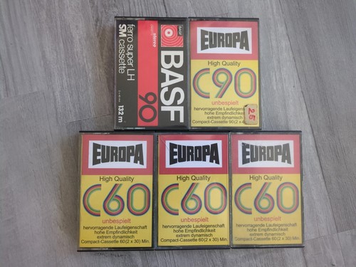 Basf europa leerkassetten - 5x, &