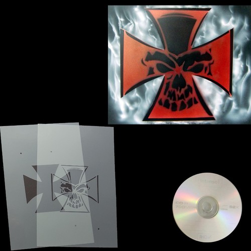 Schablone iron cross kreuz - iron,