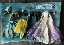 Disney Limited Edition Frozen Elsa Anna Puppe/ Doll Outfit 17“ 3 Stück