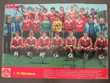 24 original Autogramme auf Mannschaftsbild Des 1. FC Nürnberg,DFB,1978,Kicker