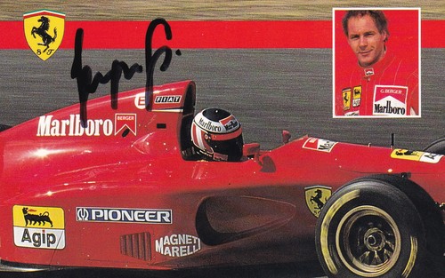 Autogramm gerhard berger - autogramm,
