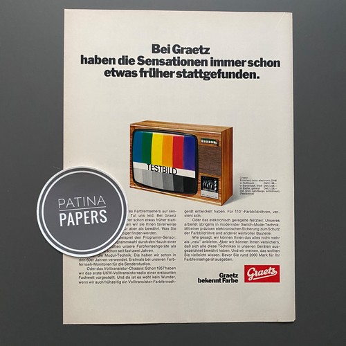 1972 graetz farbfernseher - 1972,
