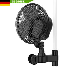 Oszillierender Pflanzen Grow Clip Ventilator Oszilierend für Growbox Belüftung