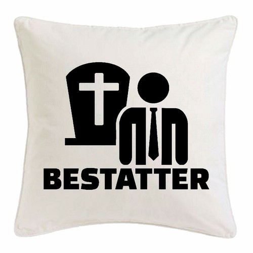 Kissenbezug 40x40cm bestatter - kissenbezug,