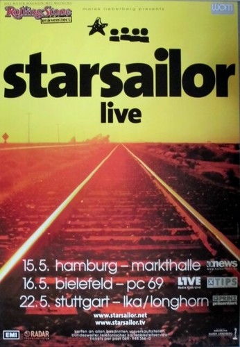 Starsailor 2001 plakat - -,