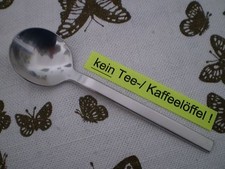 WMF NOMOS, 6 Sahnelöffel (Tassenlöffel), Cromargan ***