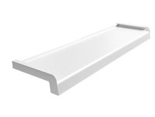 Abgerundete Fensterbank aus