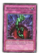 Yugioh BODENLOSE FALLGRUBE , lod-092 Rare englisch Near Mint 