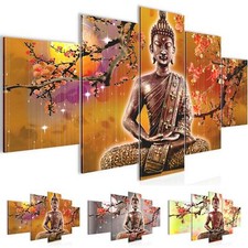 Wandbilder Wohnzimmer XXL Buddha Feng Shui Moderne Bild Wellness