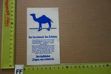 Alter Aufkleber Zigaretten