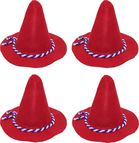 Roter seppelhut - 4x,