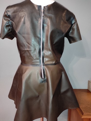 Latex gummi kleid unisex - kleid,