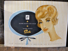 Große Reklamepappe PRIMAL Kosmetik aus Bitterfeld /Wolfen 1959