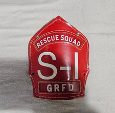 Grand Rapids Fire Department Helmschild GRFD US Fire Helmet Rescue Squad