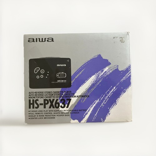 Aiwa px637 walkman stereo - hs-px637,