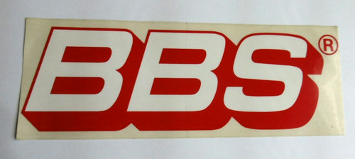 Werbe aufkleber bbs logo - bbs,