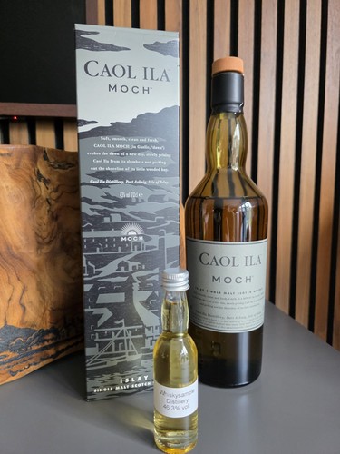 Caol ila moch whisky sample - -,
