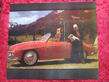 Blechschild 40 cm Karmann Ghia Romtesch VW Oldtimer Auto car Karman +sexy Model