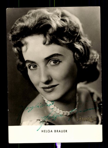 Helga brauer autogrammkarte - brauer,