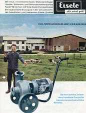 Prospekt >  Eisele - F 19 Jauche-Pumpe > orig > aus den 60er Jahren.