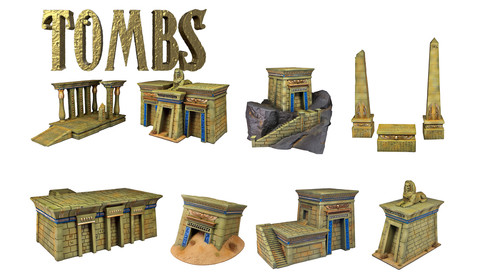 Laser terrain tombs - laser,